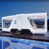 Cases càpsula mòbils prefabricades d'espai exterior